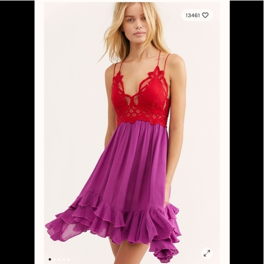 Free people Adelle slip dress
